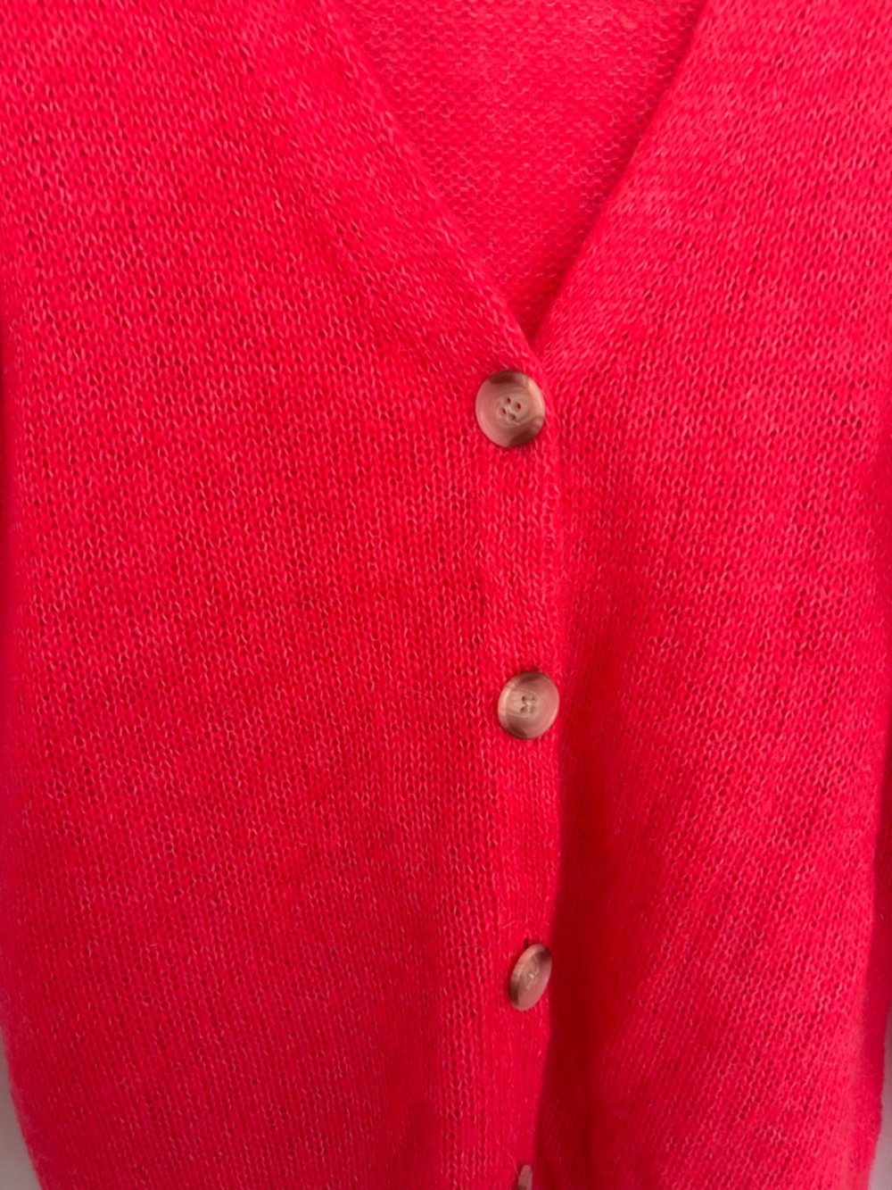 Vibrant Pink TNA Cardigan - Picture 3 of 6